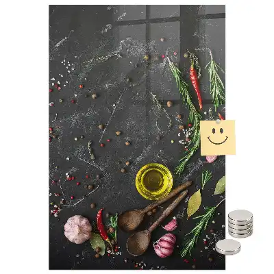 Tableau aimanté pour mélange d'épices