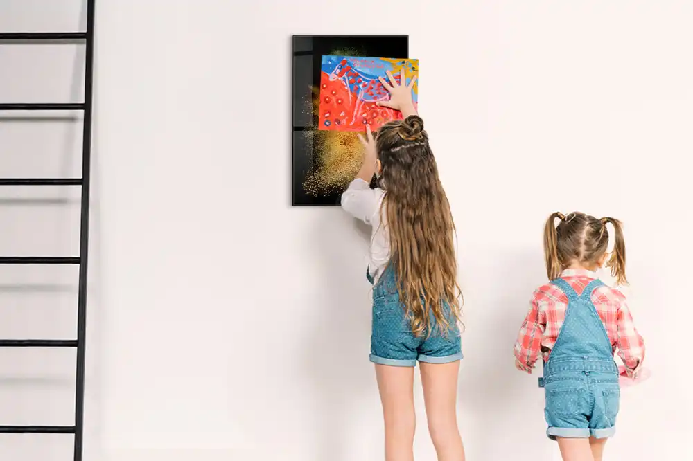 Tableau magnétique mural motif explosion d'épices