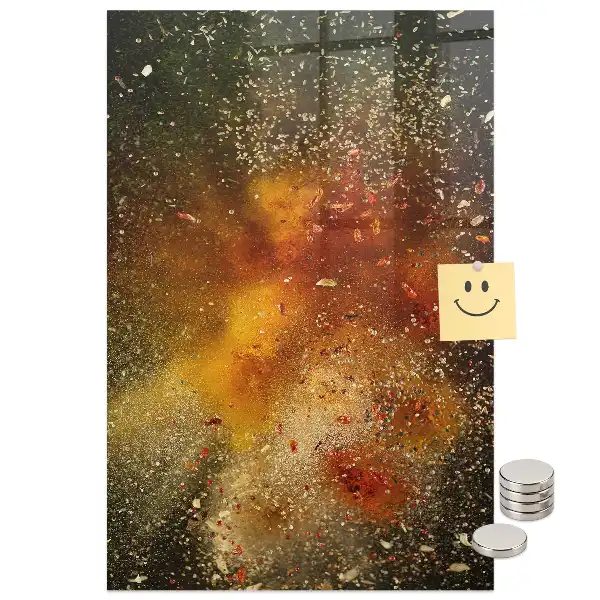 Tableau magnétique décoratif motif explosion de saveurs