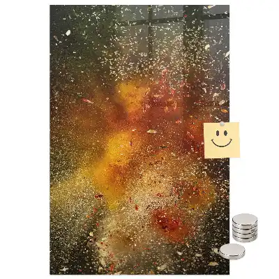 Tableau magnétique décoratif motif explosion de saveurs