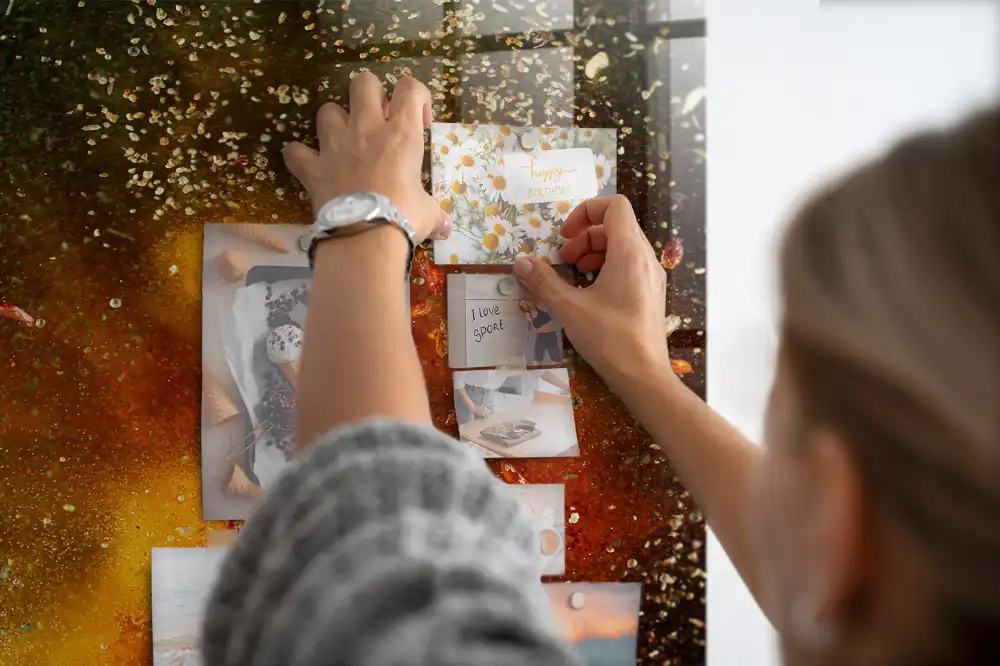 Tableau magnétique décoratif motif explosion de saveurs