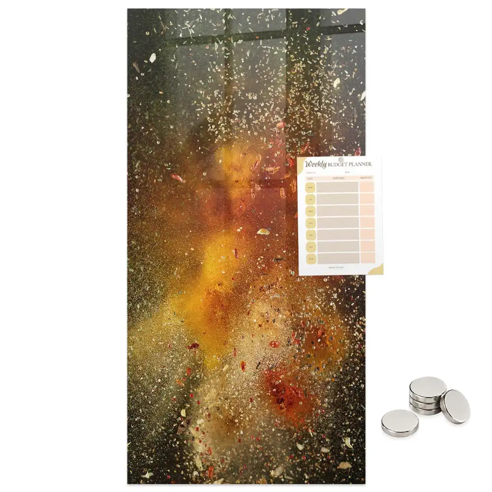 Tableau magnétique décoratif motif explosion de saveurs