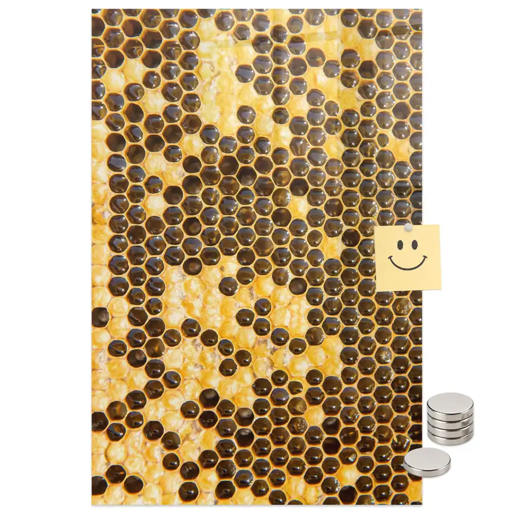 Tableau magnétique motif rayon de miel