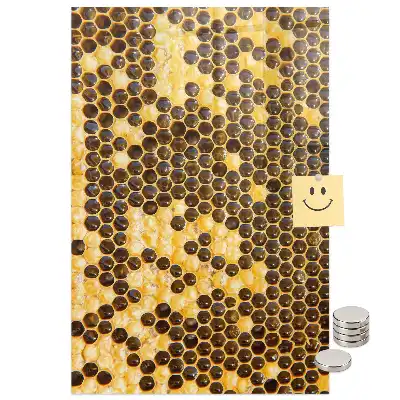 Tableau magnétique motif rayon de miel