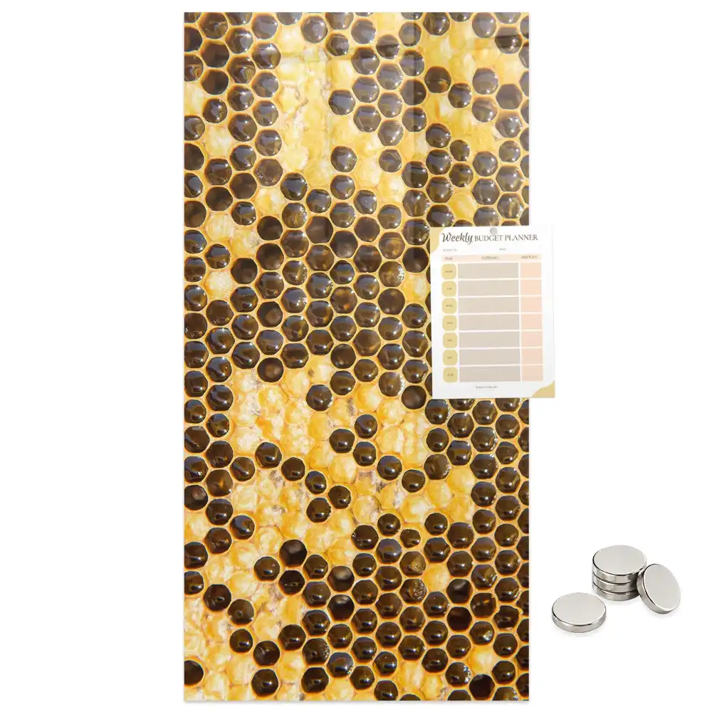Tableau magnétique motif rayon de miel