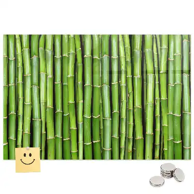 Tableau aimanté décoratif en bambou