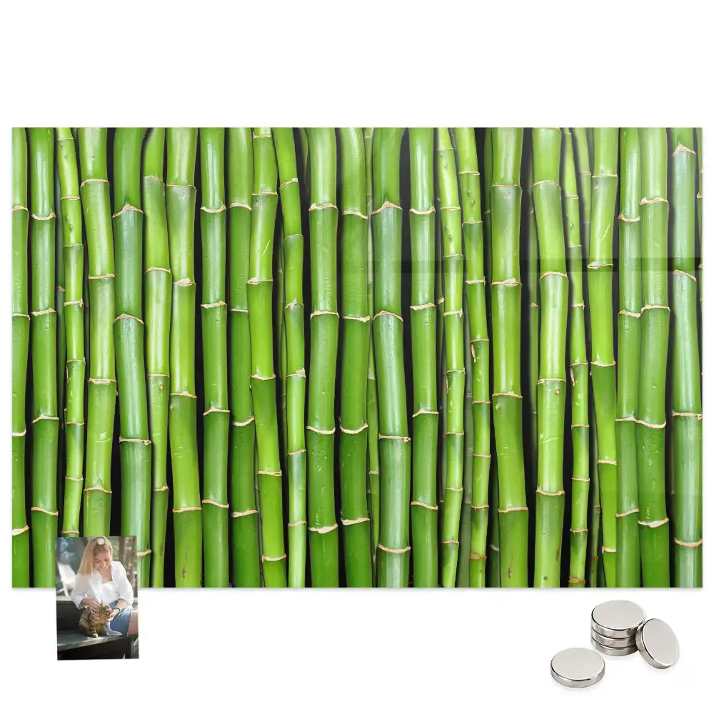 Tableau aimanté décoratif en bambou