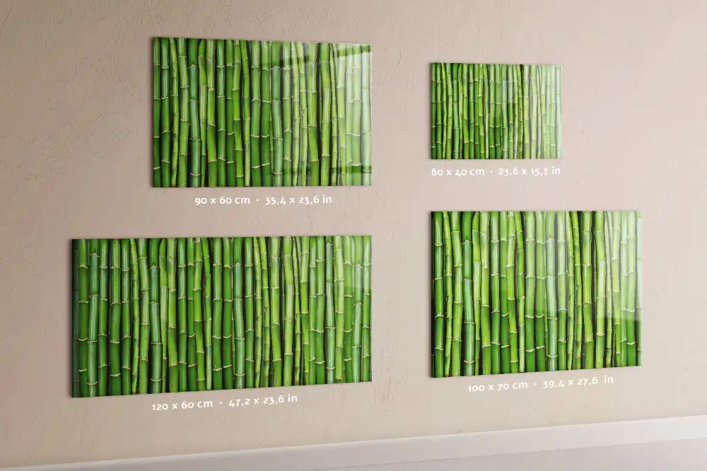 Tableau aimanté décoratif en bambou