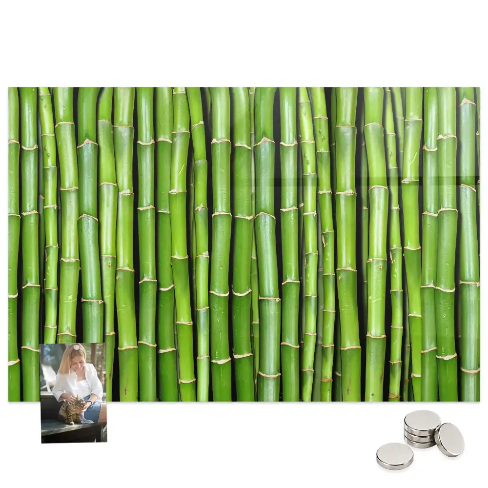 Tableau aimanté décoratif en bambou