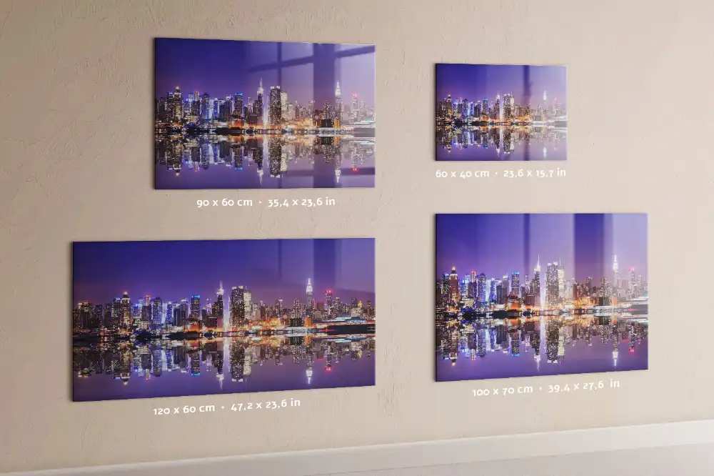 Tableau aimanté décoratif New York de nuit