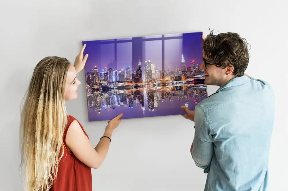 Tableau aimanté décoratif New York de nuit