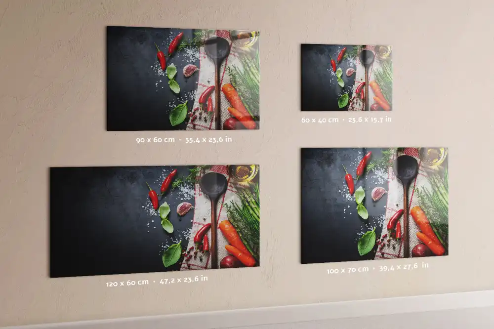 Tableau magnétique en verre La récolte de la terre