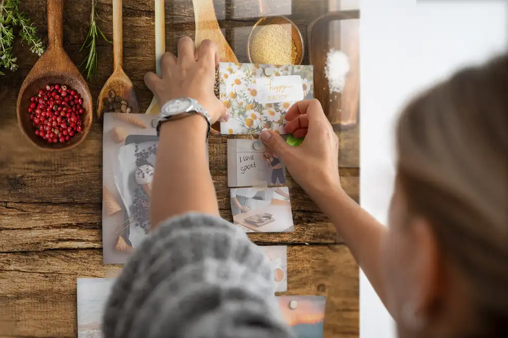 Tableau magnétique décoratif pour épices sur cuillères