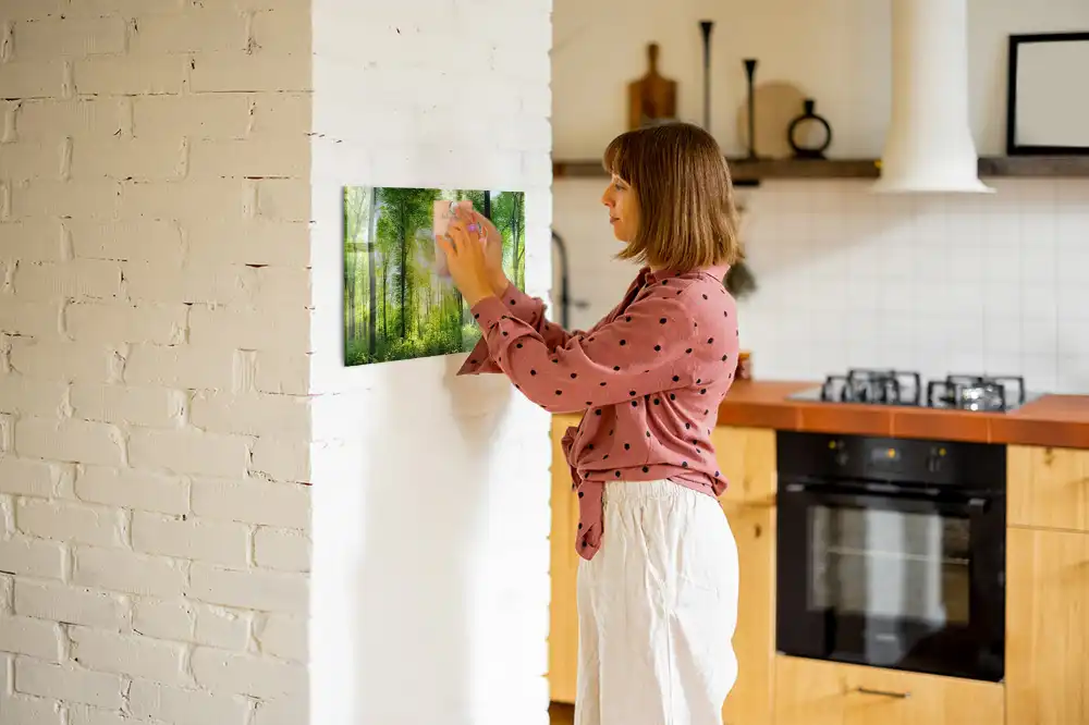 Tableau magnétique motif forêt