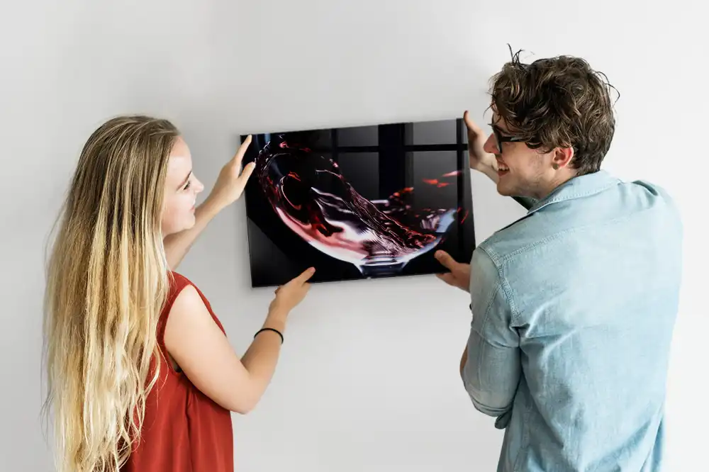 Tableau aimanté décoratif verre de vin
