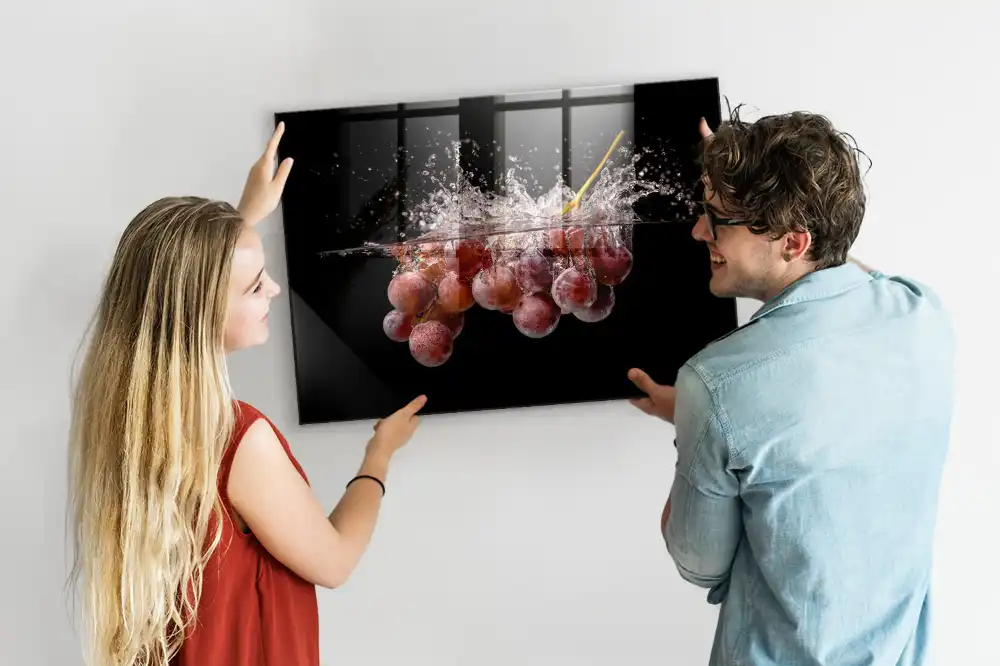 Tableau mural magnétique décor fruits de vigne
