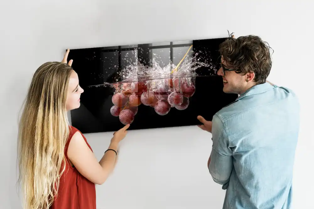 Tableau mural magnétique décor fruits de vigne