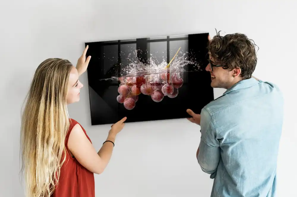 Tableau mural magnétique décor fruits de vigne