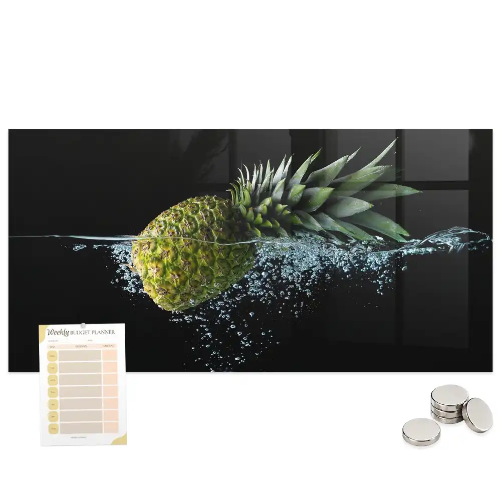 Tableau magnétique pour magnets fruits exotiques