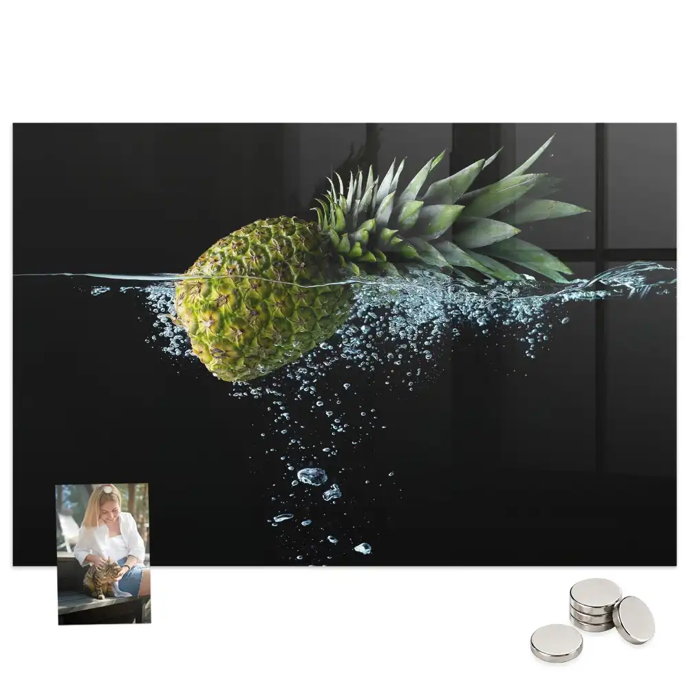 Tableau magnétique pour magnets fruits exotiques