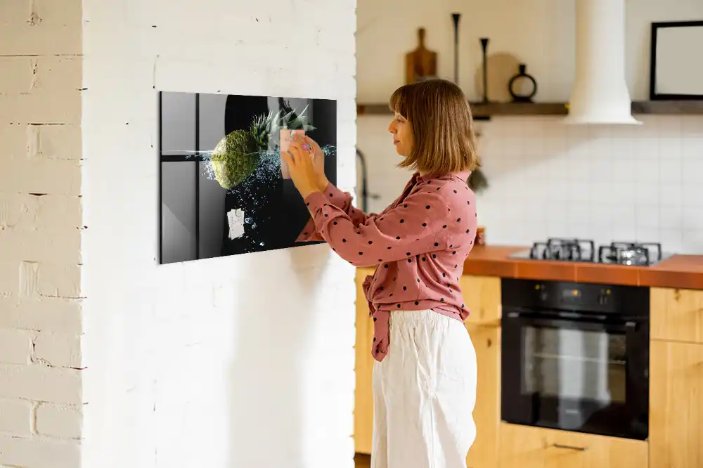 Tableau magnétique pour magnets fruits exotiques
