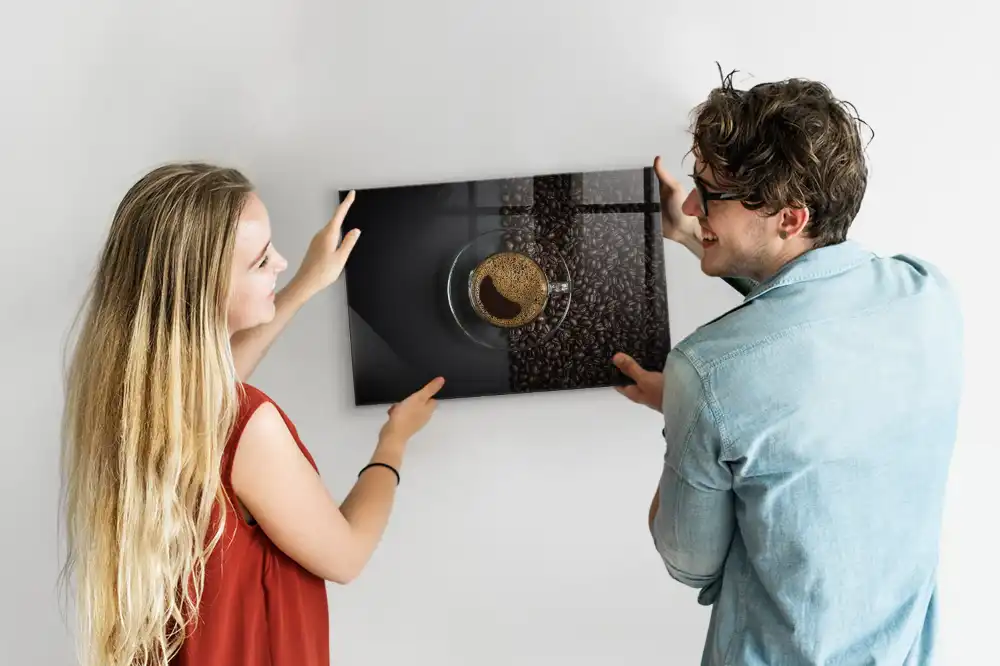 Tableau magnétique décoratif motif tasse de boisson