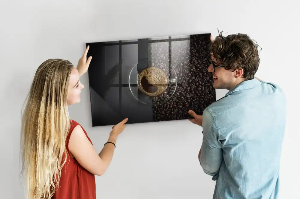 Tableau magnétique décoratif motif tasse de boisson