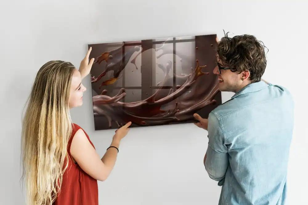 Tableau magnétique décoratif motif boisson au cacao
