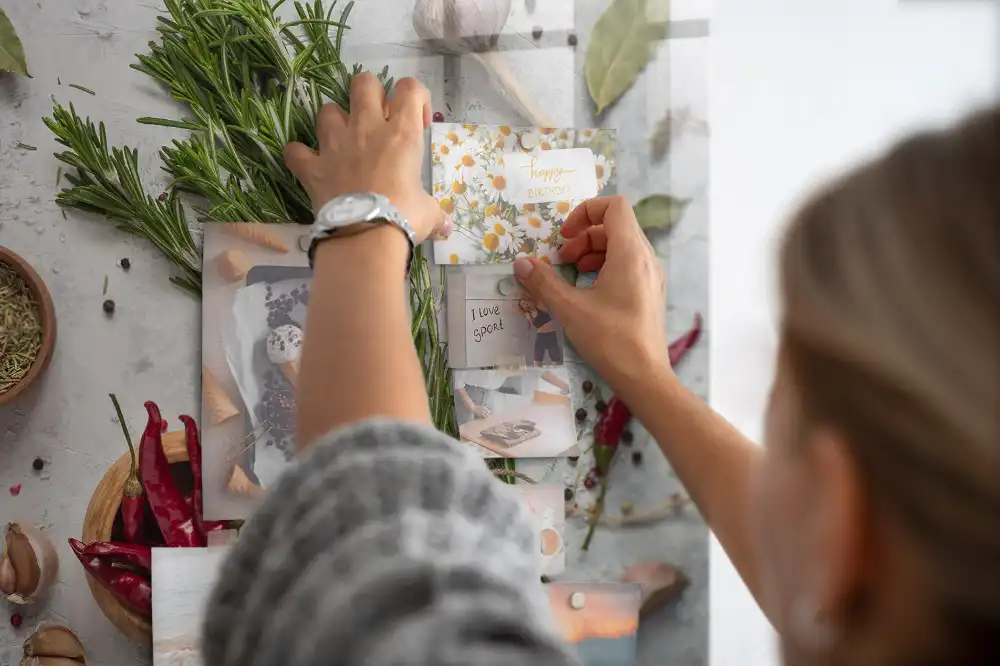 Tableau mural magnétique herbes aromatiques