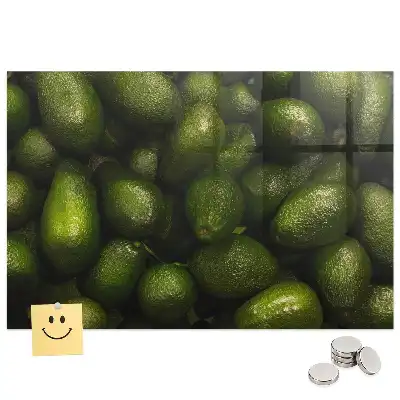 Tableau mural magnétique fruits verts