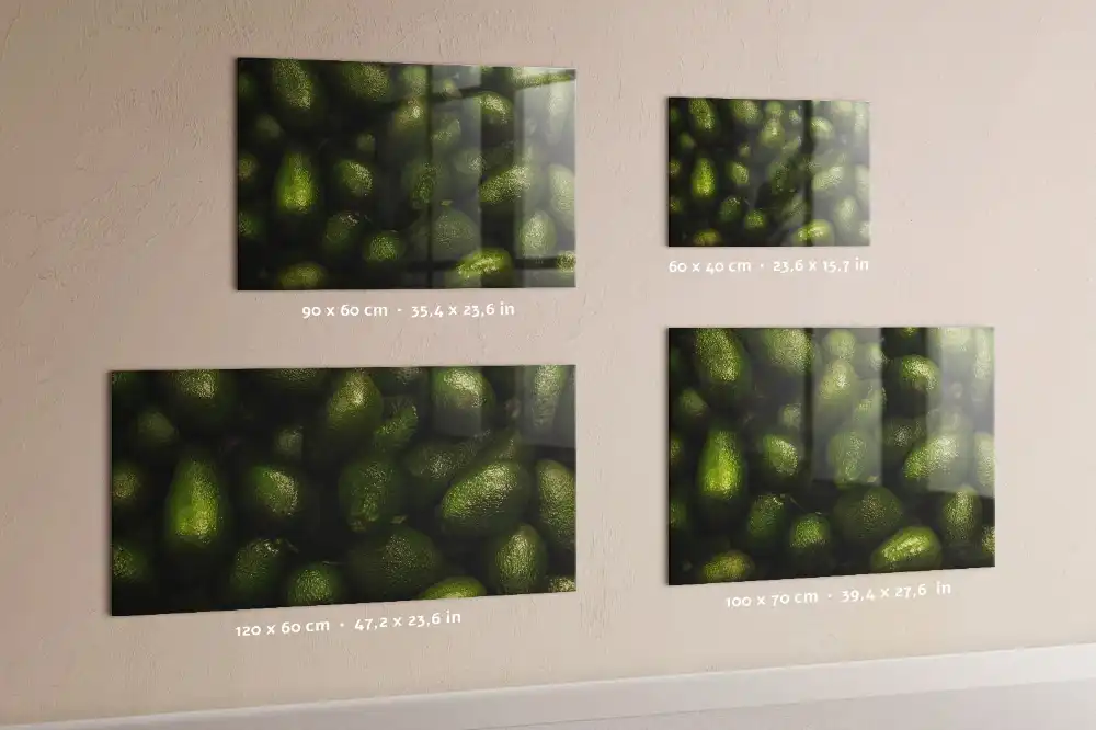 Tableau mural magnétique fruits verts