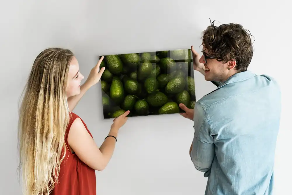 Tableau mural magnétique fruits verts