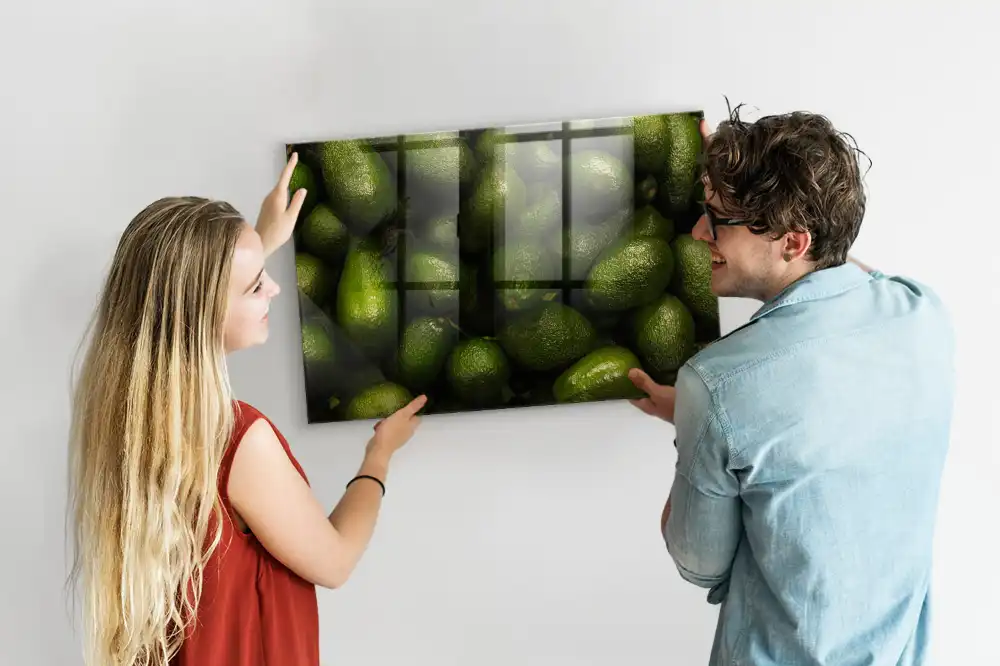 Tableau mural magnétique fruits verts