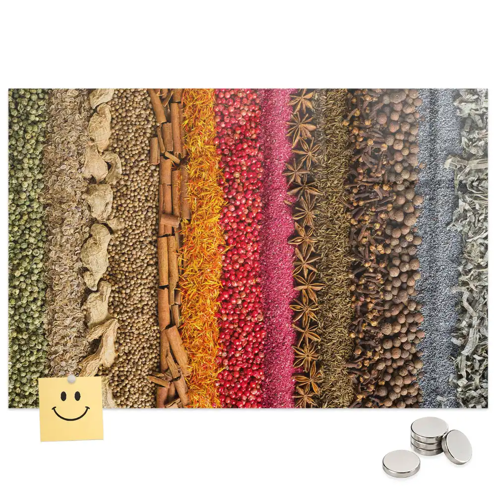 Tableau mural magnétique Palette d'épices