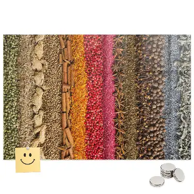 Tableau mural magnétique Palette d'épices