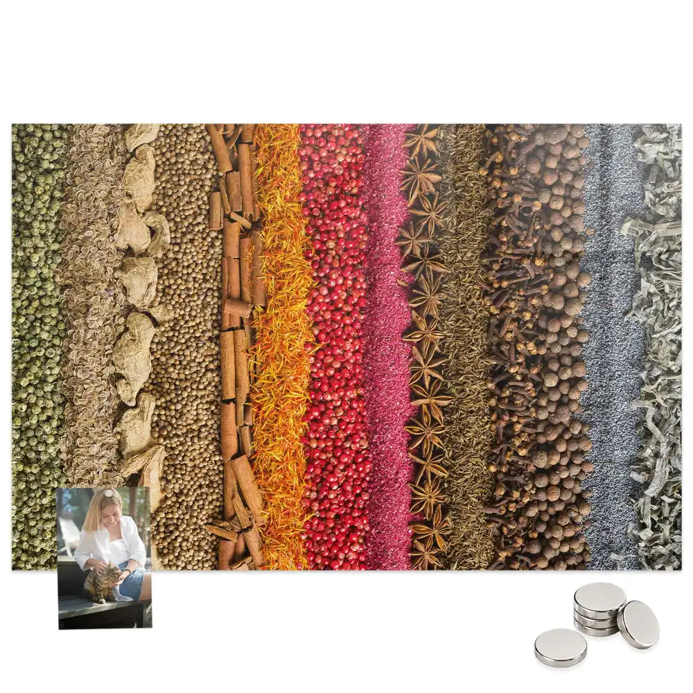 Tableau mural magnétique Palette d'épices