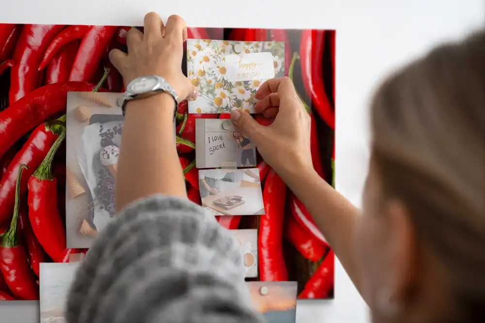 Tableau magnétique pour magnets piments forts