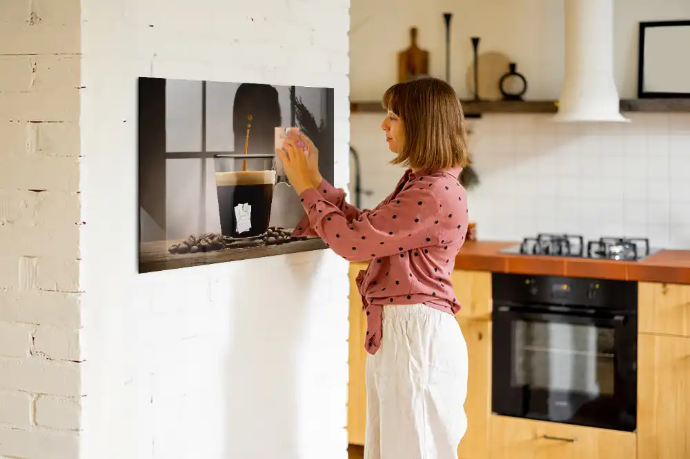 Tableau magnétique décoratif infusion dans une tasse