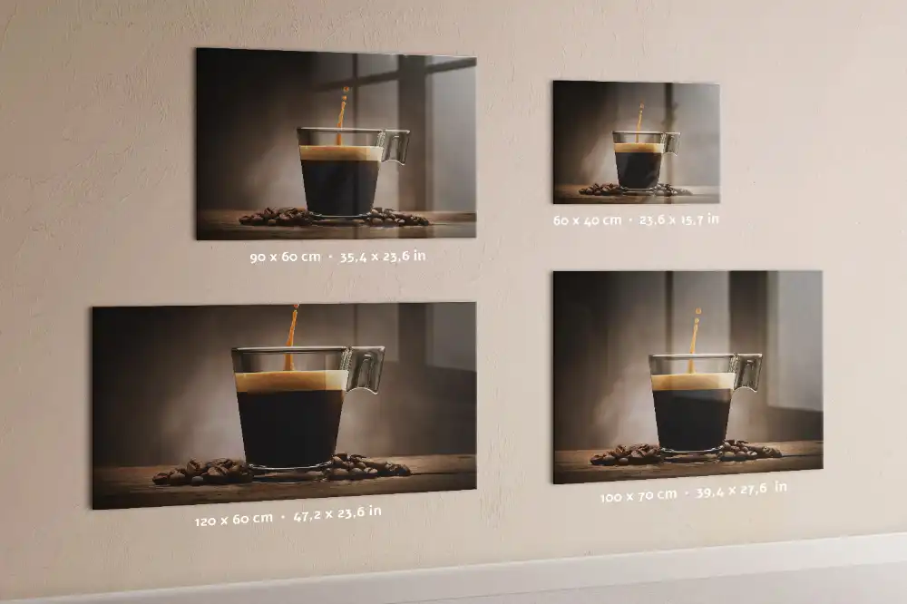 Tableau magnétique décoratif infusion dans une tasse