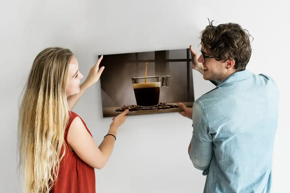 Tableau magnétique décoratif infusion dans une tasse