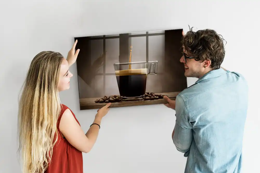 Tableau magnétique décoratif infusion dans une tasse