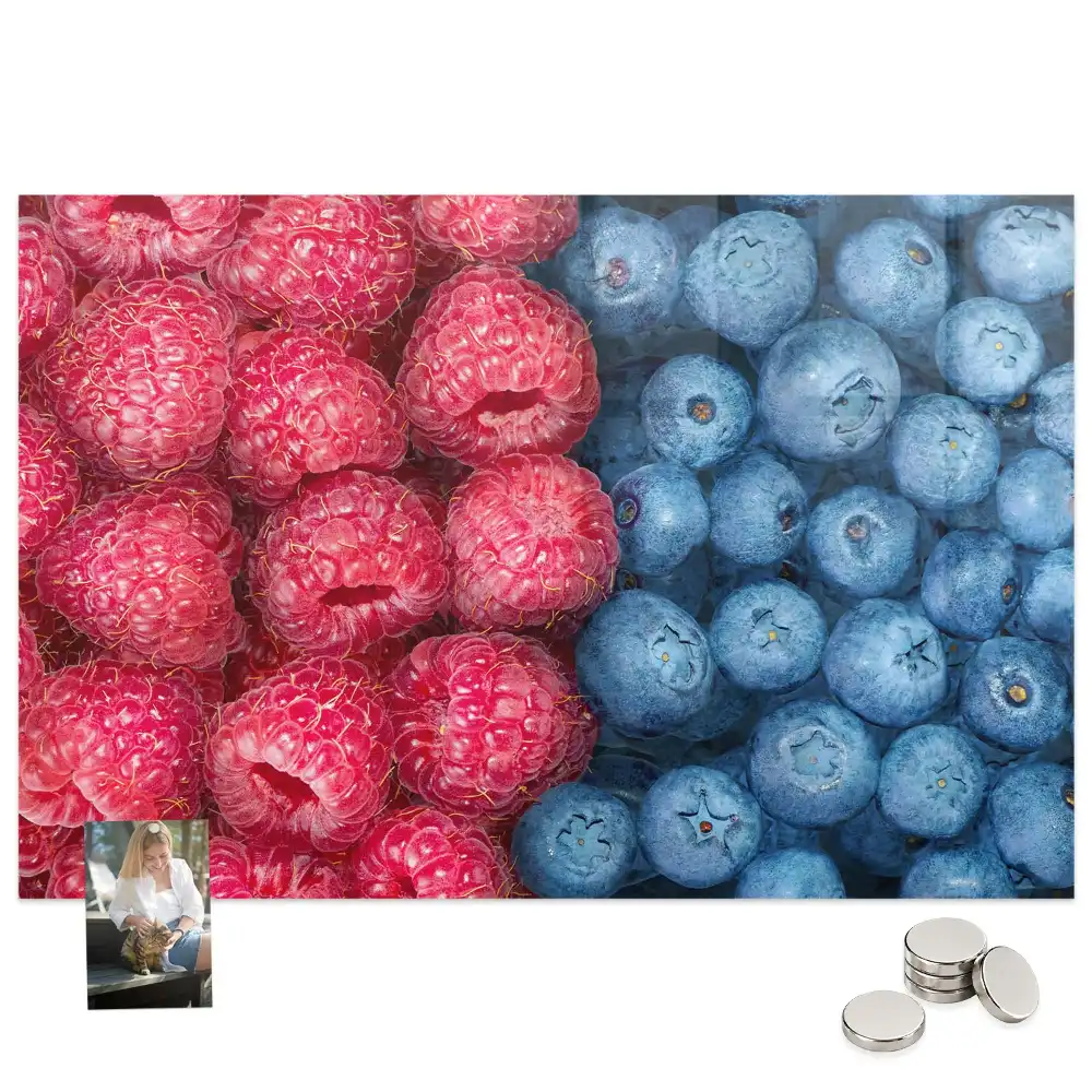 Tableau mural magnétique fruits des bois