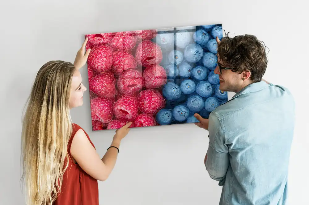 Tableau mural magnétique fruits des bois
