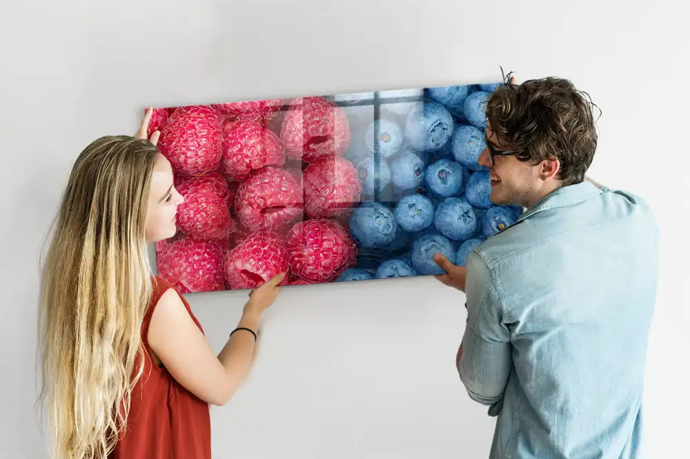 Tableau mural magnétique fruits des bois