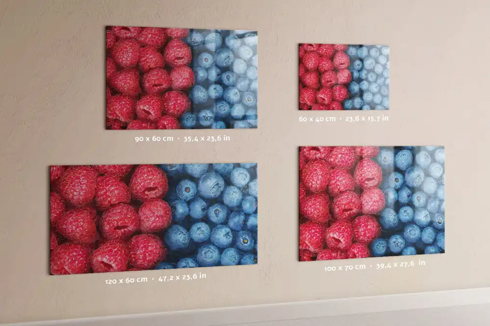 Tableau mural magnétique fruits des bois