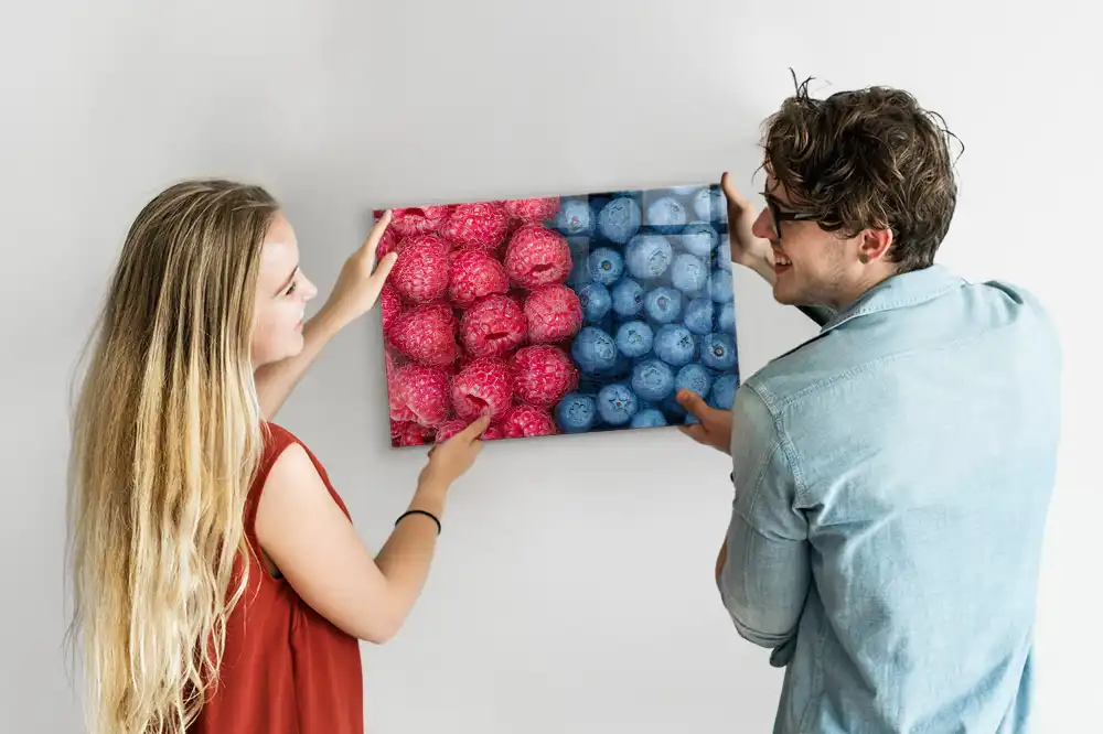 Tableau mural magnétique fruits des bois