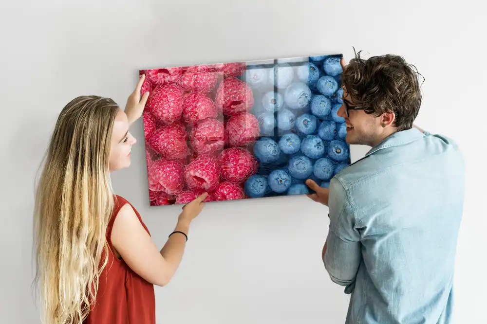 Tableau mural magnétique fruits des bois