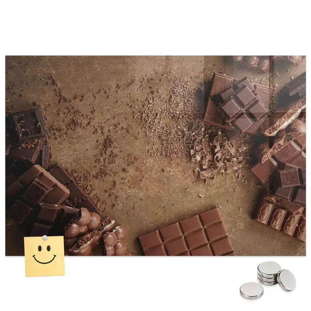 Tableau mural magnétique motif bonbons sucrés