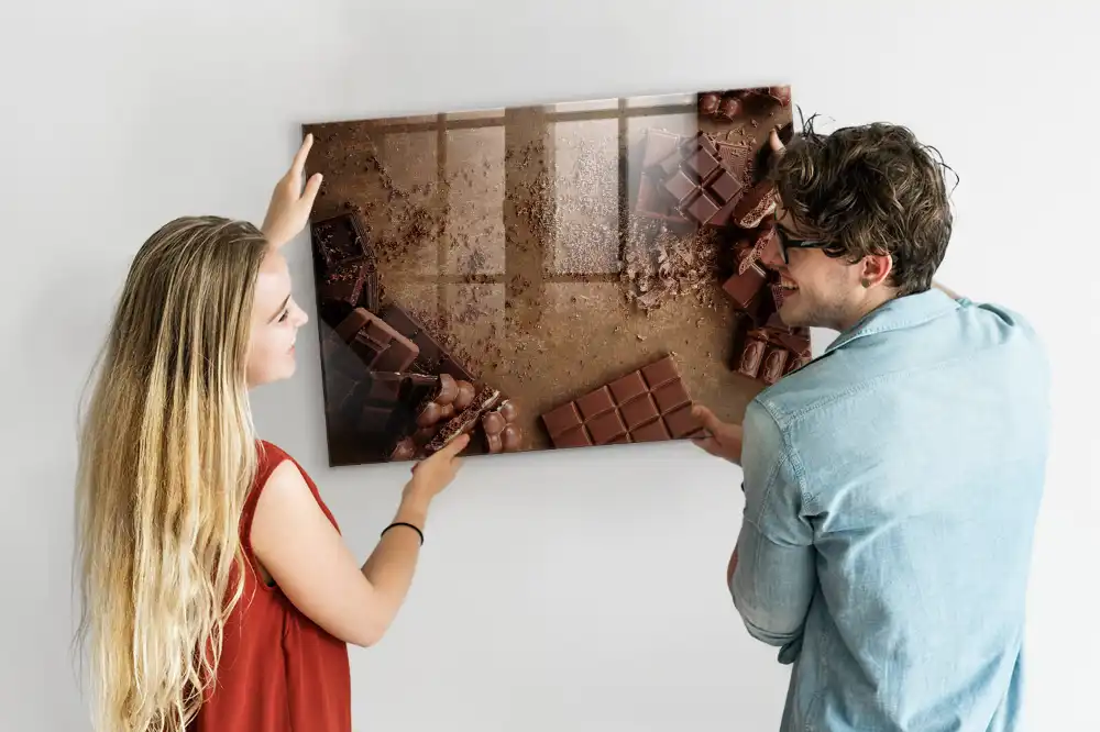 Tableau mural magnétique motif bonbons sucrés