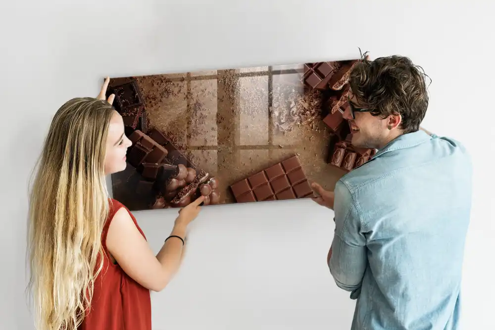 Tableau mural magnétique motif bonbons sucrés